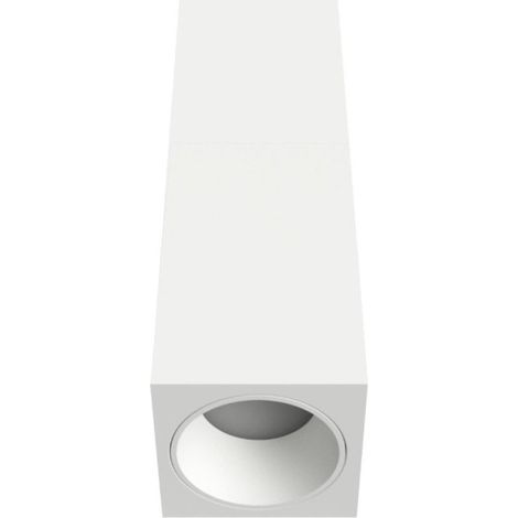 Plafoniera moderna lampadari bartalini niwt short b gu10 led gesso verniciabile metallo