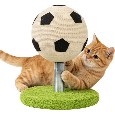 Balle griffoir pour chat – Enrichissement des animaux de compagnie, balle de soulagement du stress en forme de lapin, pour intérieur et extérieur, soulagement du stress , divertissement à la (1/5)