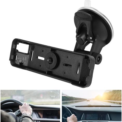 Support universel pour autoradio avec ventouse et adhésif double face - Accessoire auto pratique (1/5)