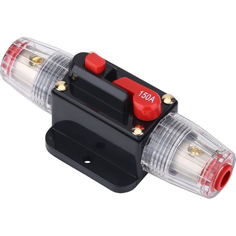 Interrupteur de réarmement manuel pour disjoncteur 150 A avec porte-fusible modifié pour système audio de voiture (1/5)