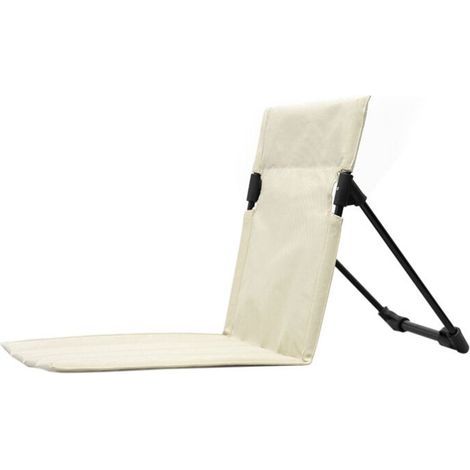 Chaise Pliante de Camping en Plein Air Chaise de Camping de Plage Portable Chaise Inclinable à Dossier Décontracté pour Tente (1/2)