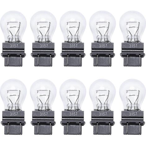 10 ampoules 3157 pour feux arrière, de freinage, de recul et clignotants (S8). (1/5)