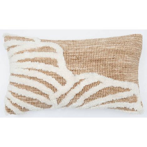 Cuscino loomia rettangolare 30x50 cm beige - Atmosphera créateur d'intérieur (1/3)