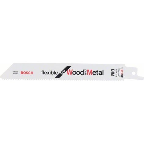 Bosch S922VF Säbelsägeblätter für die Holzbearbeitung Sägeblätter 5 Stück