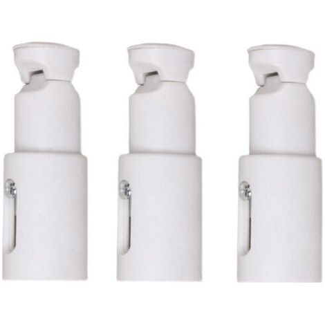 3 Pièces Fixations pour Radiateur Sèche Serviette, Support de Fixation pour Radiateur, Convient aux Radiateurs de Salle de Bains Droits ou Courbés