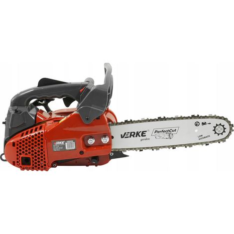 GrünTech Benzin Kettensäge 1,2 PS 25,4 ccm 27 cm Führungsschiene - Leicht, Leistungsstark und Ideal für Baumkronenpflege