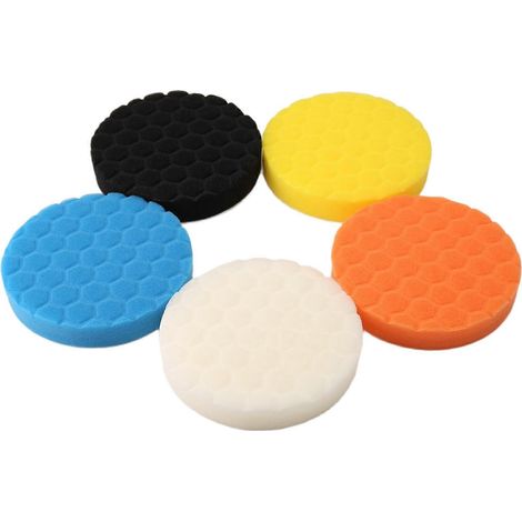 5-teiliges 125-mm-Polierpad-Set (5 Zoll) für Autopoliermaschinen (1/5)