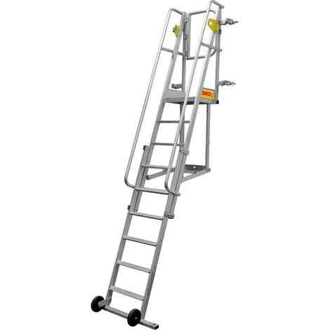 DUARIB - Échelle Aluminium Accès Dalles - Hauteur d'accès de 2 à 4,45m (1/2)