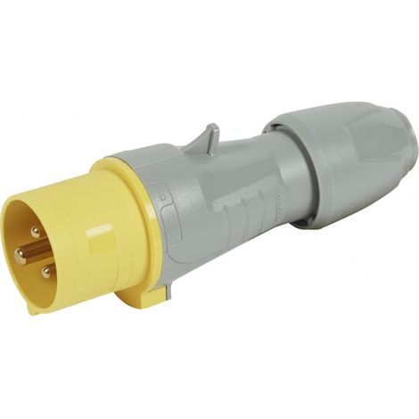 Fiche droite 2P+T IP44 de 100V à 130V 16A LEGRAND 555121