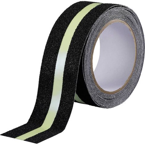 TOOLCRAFT TO-10187130 Nastro antiscivolo Sugo Nero, Verde (L x L) 10 m x 55 mm 1 pz.