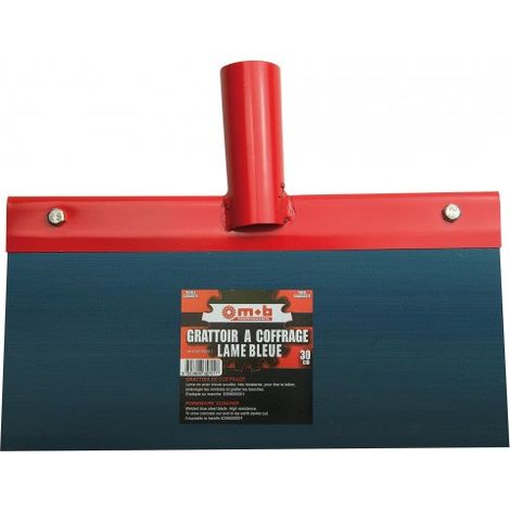 MOB - Grattoir à coffrage lame bleue