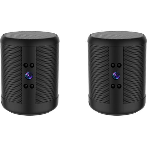 2X CaméRa de Surveillance Intelligente Sans Wifi Grand Angle Haute DéFinition Vision Nocturne Surveillance Du RéSeau à Distance à Domicile (1/5)