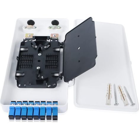 8 Port SC Fiber Optic Terminal Box for Fiber Optic Communication System, Local Area Network Data Transmission etc (1/5)