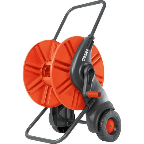Stocker Carrello avvolgitubo 45 m manico regolabile in altezza (1/2)