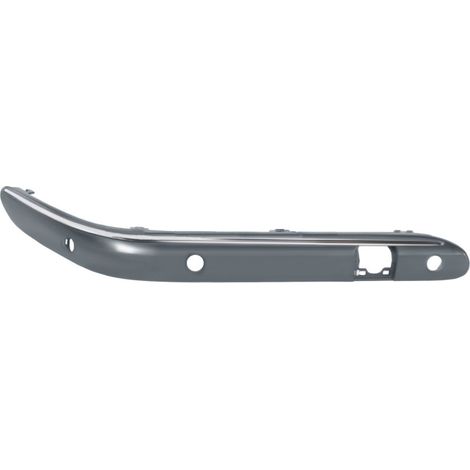 Moulure de pare-choc avant droite avec profil chromé et trou radar Mercedes Classe C W203 2000-2006