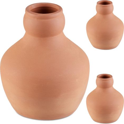 Ollas Terre Cuite, 3 pièces, 550 ML, céramique, arrosage Souterrain, Potager (1/5)