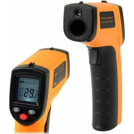 INIUBI Température sans contact LCD Laser IR numérique thermomètre infrarouge point GM320 -50 330 ºC (1/2)