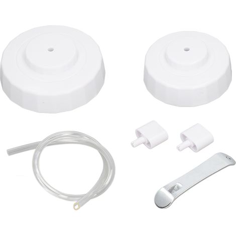 Kit de scellage sous vide manuel pour bocaux Mason avec tuyau, compatible couvercles réguliers et larges. (1/5)
