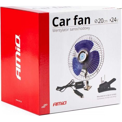 Ventilateur rotatif de voiture monté avec vis ou clips 24V CFAN-15 AMIO-01105