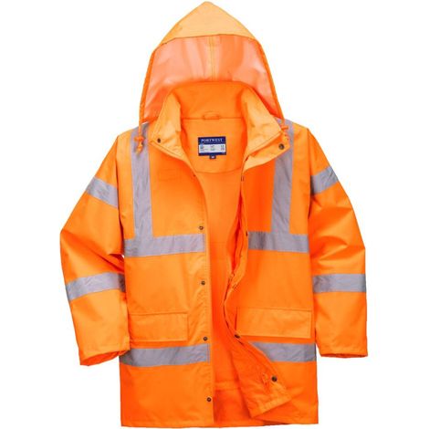 Parka traspirante Hi-Vis arancione L (1/2)