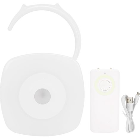 Lampe de nuit LED rechargeable avec détection infrarouge, télécommande, ABS PC, lumière chaude (1/5)