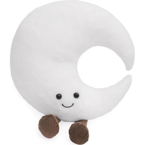 Coussin peluche lune de 1 livre – peluche de 30 cm (12 pouces), douce et confortable, convient aux enfants et aux adultes