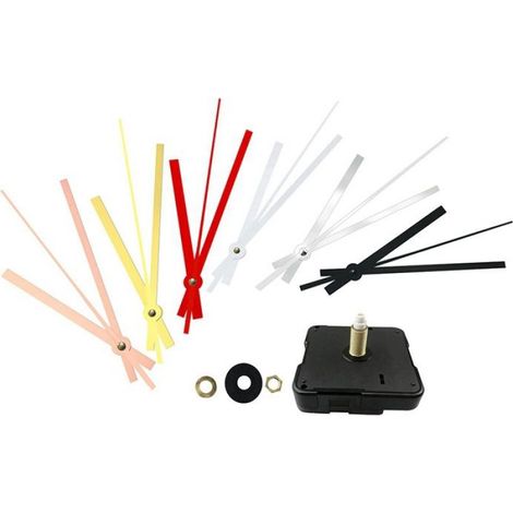Mouvement D'Horloge Murale - Quartz Silencieux - Pour Panneau 30-35 cm Épaisseur 10-12 mm - 3 Pièces (1/4)