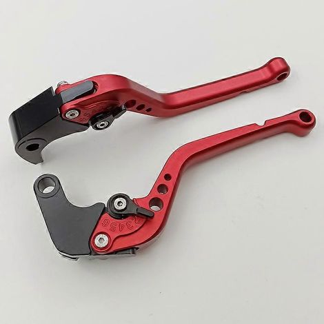 Convient aux motos Suzuki : freins modifiés KATANA, poignées de réglage du klaxon d'embrayage, leviers de frein au guidon (rouge 3) (1/5)