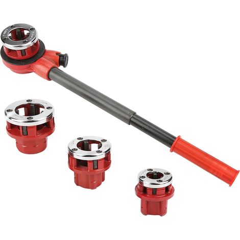 Gewindeschneidwerkzeugsatz für Sanitärrohre 1/2" 3/4" 1" 1-1/4" (02) (1/5)