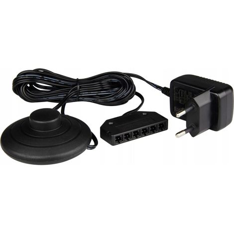 Alimentatore da 6W con interruttore a pedale e splitter a 6 punti per lampade a LED (1/5)