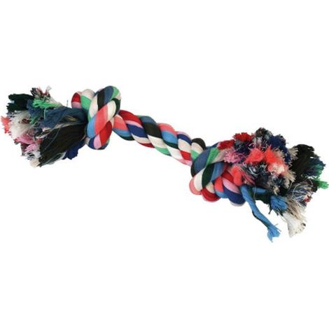 Gioco per cani a forma di nodo in cotone 26 cm