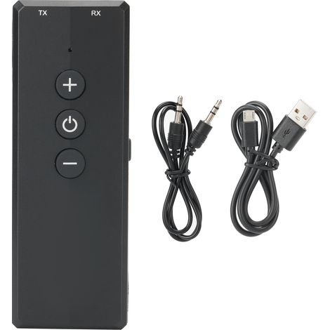Émetteur Récepteur Audio Bluetooth 5.0 3-en-1 Adaptateur sans Fil pour TV Voiture PC (1/5)