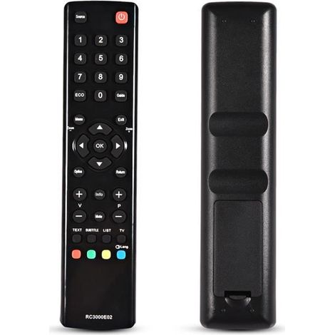 Télécommande TV service de remplacement Smart TV Télécommande PourTCL RC3000E02 -CYA (1/4)