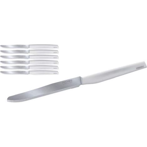 Set 6 Coltelli da tavola Cucina pedrini italiano Bianco (1/2)