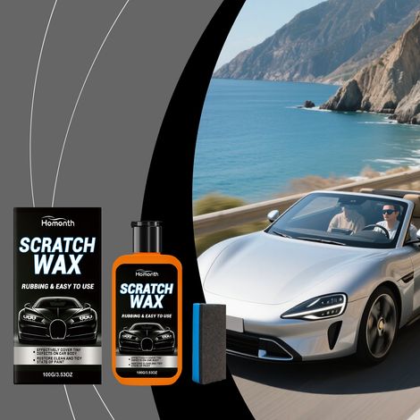 Car scratch protectant for minor scratches and abrasions on car paint - 100g + sponge (1/5)