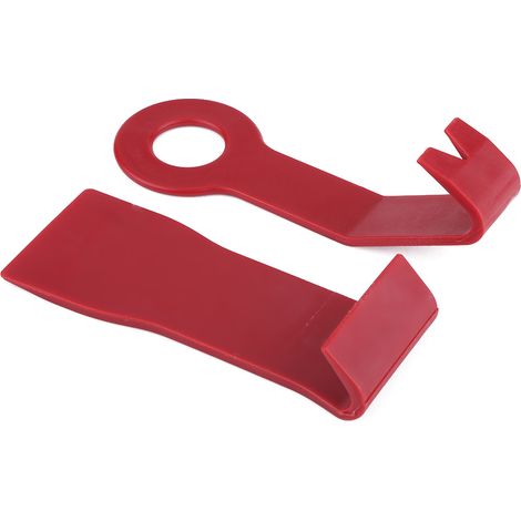 11 outils de démontage de moulures de tableau de bord, garnitures audio et panneaux de porte pour l'intérieur et l'extérieur de voiture (rouge) (1/5)