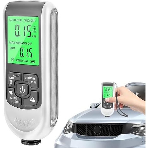 Car Paint Thickness Tester Digital LCD Backlight 0-2000um Measuring Range (1/5)