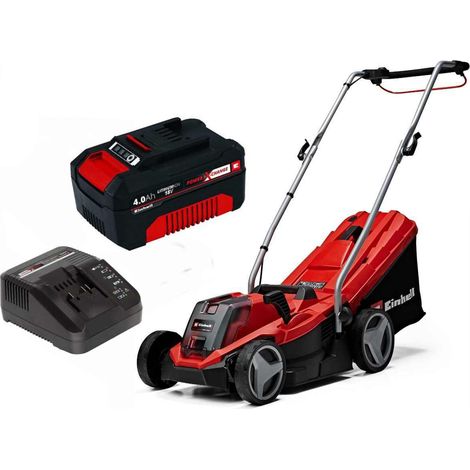 Einhell Rasenmäher GE-CM 18/33 Li 18V Akku 4.0 Ah + Ladegerät Brushless Motor (1/5)