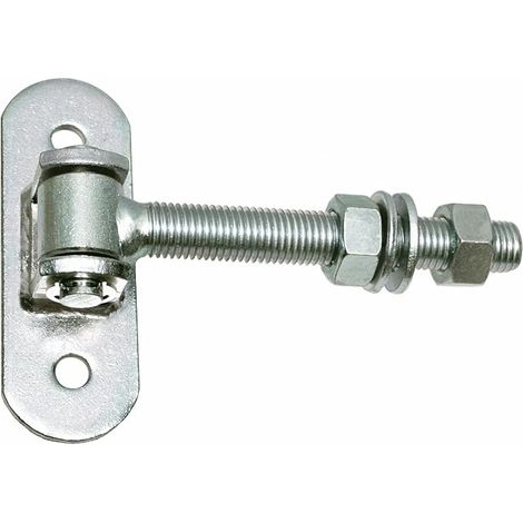 Charnière de portail réglable charnières suspendues avec tôle à visser galvanisée M18 (1/2)
