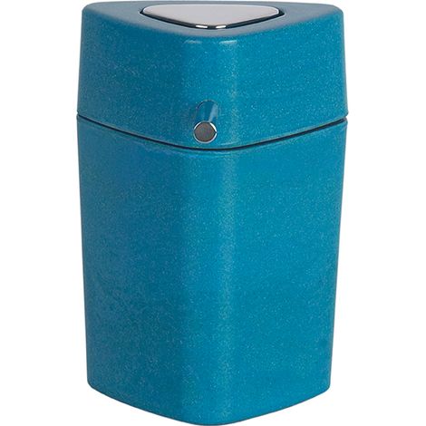 Spirella Distributeur de savon Bambou TRIX-ECO Bleu