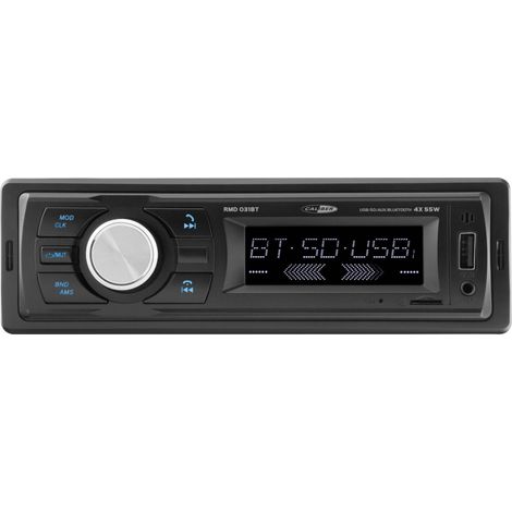 Autoradio Caliber RMD031BT 55W x 4 - Bluetooth - RDS-USB-SD-MP3-AUX-FM - rétro éclairage bleu - Télécommande (1/5)