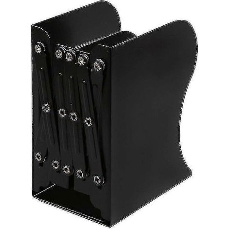 Serre-livres réglables, serre-livres en métal, support extensible pour bibliothèque (1/4)