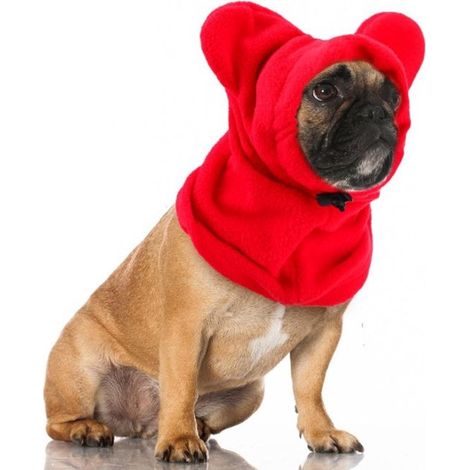Gorro para perros, cálido y transpirable, adecuado para acampar, hacer senderismo y otras actividades al aire libre en clima frío, negro, talla S (1/5)