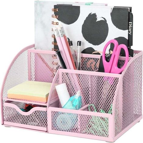 UlisemOrganisateur de table / Organisateur de bureau / Range-tout de bureau / Pot à stylos / Organisateur multifonctionnel (1/4)