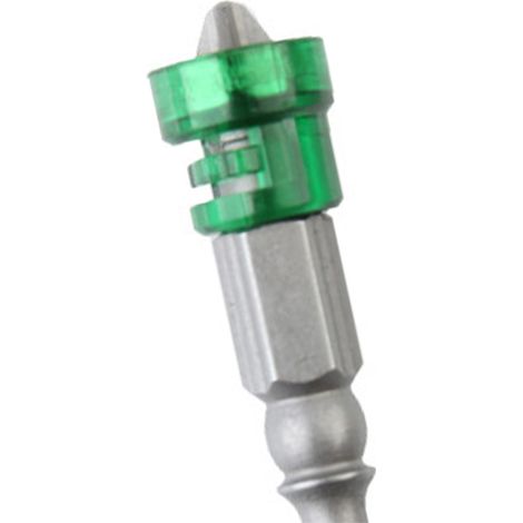 5-teiliges Kreuzschlitzschraubendreher-Set, S2-Legierungsstahl, magnetischer Sechskantschaft, Heimwerker-Werkzeugset, grün (1/5)