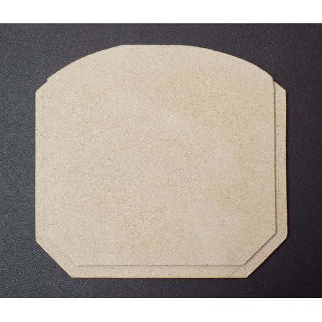Déflecteur en bas pour poêles à cheminée München de Thermia - vermiculite - dimensions d'encastrement parfaitement adaptées
