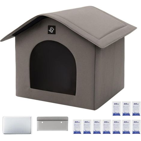 Maison Rafraîchissante Extérieure pour Chat Chenil pour (1/4)