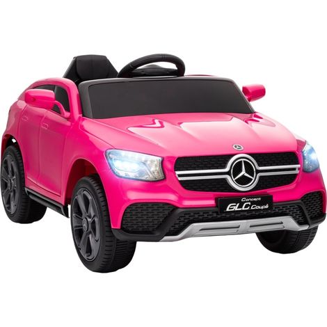 Coche eléctrico infantil Mercedes-Benz GLC Coupé con mando parental, para niños y niñas de 3 a 6 años, 105 x 68 x 50 cm, rosa (1/5)