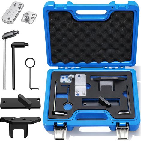Kit Calage Distribution PSA 1.2 PureTech (7 PCS) Compatible PSA 1.0/1.2 PureTech, Outil de Verrouillage Moteurs, Citroën Peugeot Opel
