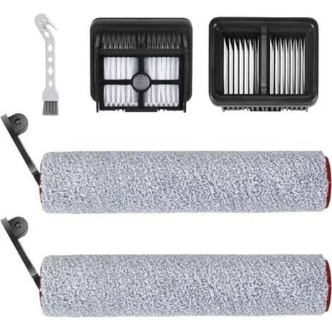 H12 Pro Kit Accessoires pour Dreame H12 Pro, H12 Dual Aspirateur Eau et Poussière - 2 Brosse Rotative + 2 Filtres + 1 Brosse de Nettoyage